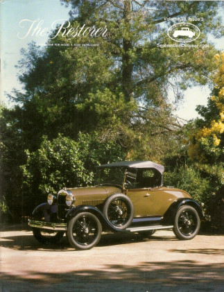 THE RESTORER - MODEL A - 1994 SEPT/OCT - AA FIRETRUCKS, CARB LEAKS REPAIR